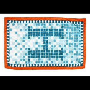 Hermes Mosaic H Print Terry Beach Towel